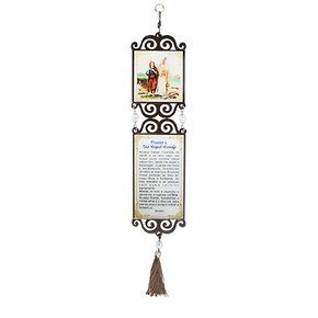 Adorno de Porta Madeira São Bento 45cm