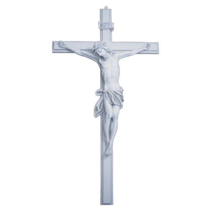 Crucifixo Cruz de Parede em Mármore 80cm