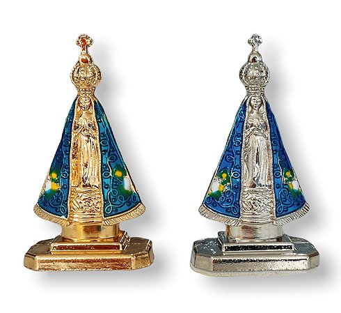 2 Nossa Senhora Aparecida Painel de Carro Dupla Face 5cm