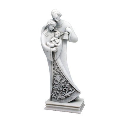 Imagem Sagrada Família em Mármore 24cm