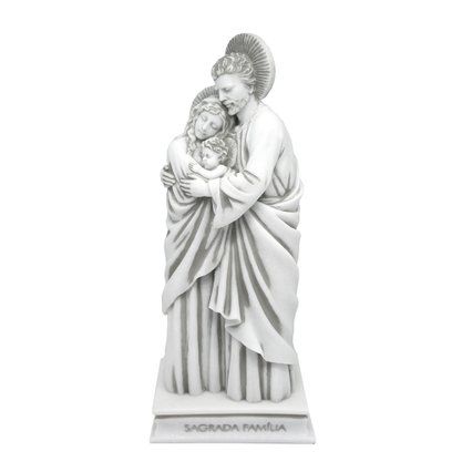Imagem Sagrada Família em Mármore 28cm