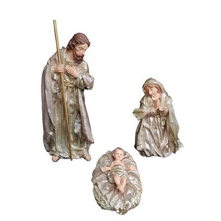 Presepio Resina Importada 3 peças 28cm