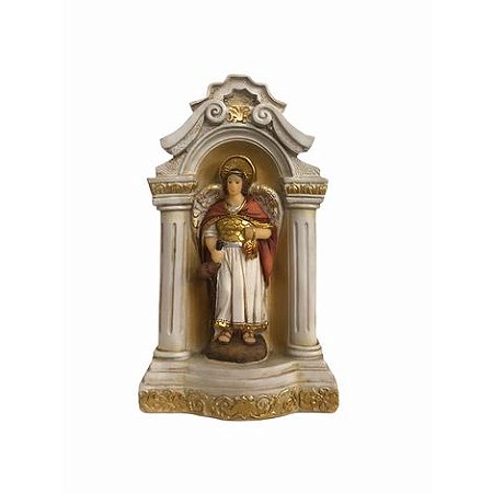 São Gabriel Arcanjo Capela 13cm Resina Importada