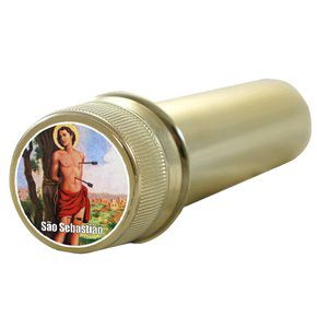 Aspersorio Agua Benta São Sebastiao Acrílico 14cm