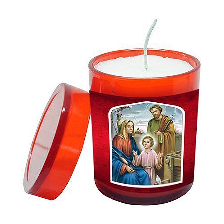 Vela Acrilica Sagrada Família Perfumada