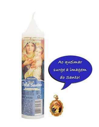 Vela Encantada Nossa Senhora Mãe Rainha 14cm