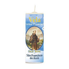 Vela Votiva G Premium São Francisco de Assis 15cm