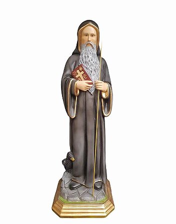 Sao Bento Medalhas Imagem Resina Importada 60cm