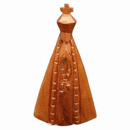 Imagem N Senhora Aparecida Madeira 10cm