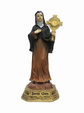 Imagem Santa Clara Resina Importada 17cm