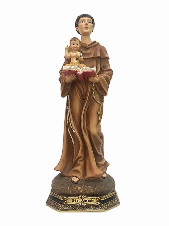 Santo Antonio Imagem Resina Importada 30cm
