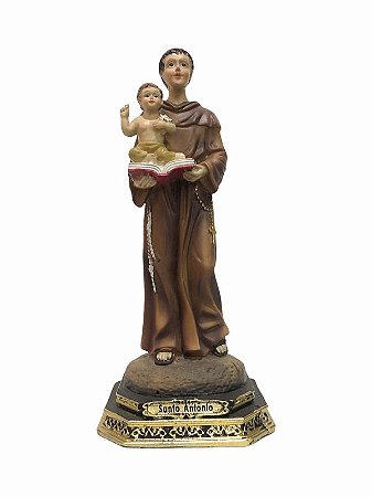 Santo Antonio Imagem Resina Importada 17cm