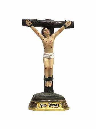 Imagem São Dimas Cruz Resina Importada 9cm