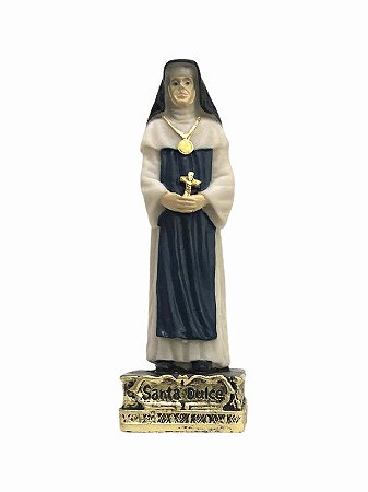 Imagem Santa Dulce Dos Pobres Resina Importada 9cm