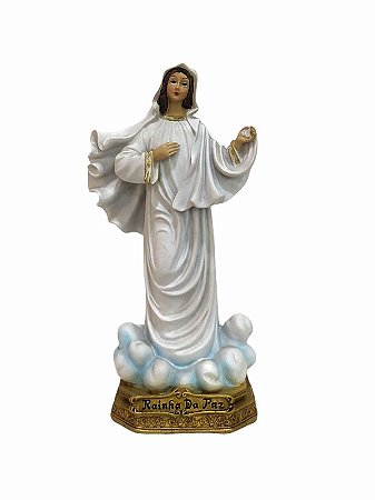 Imagem Resina Rainha da Paz Importada 22cm