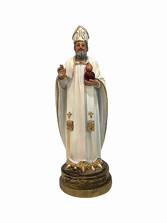 Santo Agostinho Imagem Resina Importada 20cm