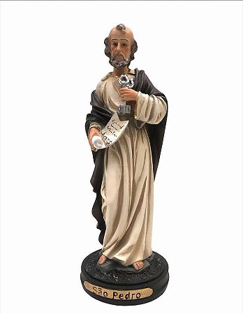 Imagem São Pedro Resina Importada 30cm