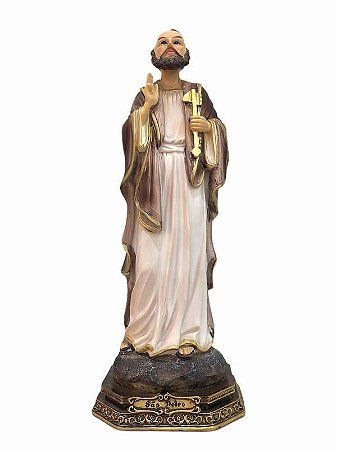 Imagem São Pedro Resina Importada 30cm