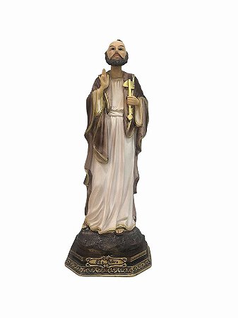 São Pedro Imagem Resina Importada 22cm