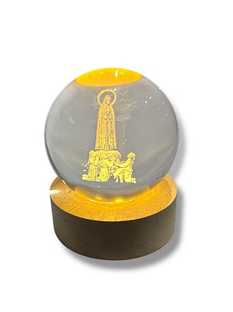 Luminaria globo Fatima  8 cm usb