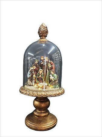 Redoma Presepio Resina Importada 55cm