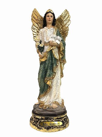 Imagem São Gabriel Arcanjo Resina Importada 30cm