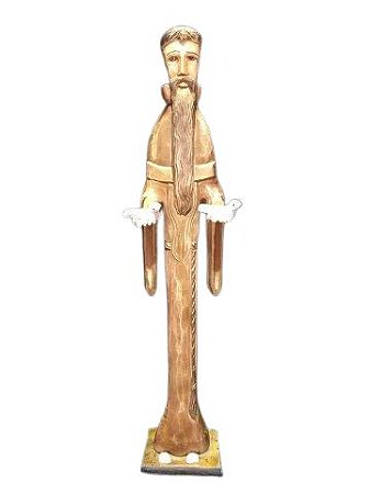 Imagem São Francisco De Assis Madeira 58cm