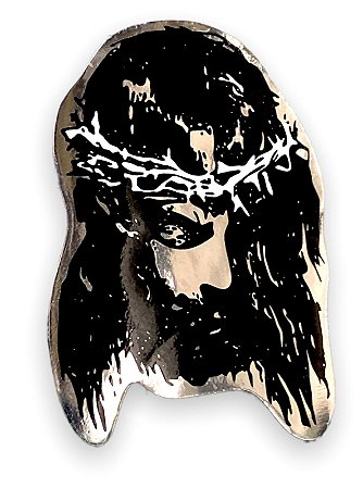 Adesivo Face de Cristo Dupla Face Para Carro 15x13m Brilhoso