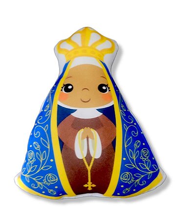 Almofada Nossa Senhora Aparecida Infantil 24cm