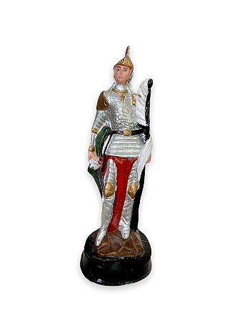 Imagem Santa Joana d'Arc Resina Nobre 20cm