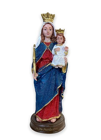 Imagem Nossa Senhora Auxiliadora Resina Nobre 20cm