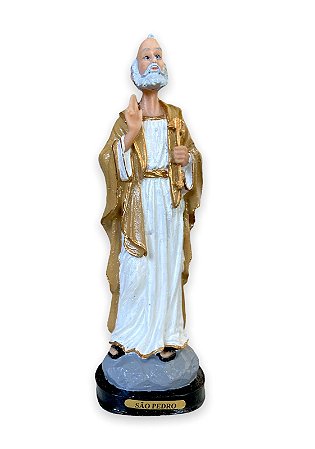 Imagem São Pedro Resina Nobre 20cm