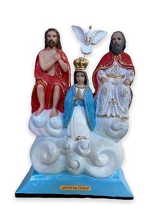 Imagem Divino Pai Eterno Resina Nobre 20cm