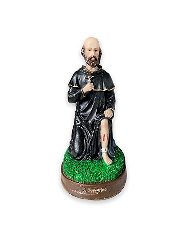Imagem São Peregrino Resina Nobre 15cm