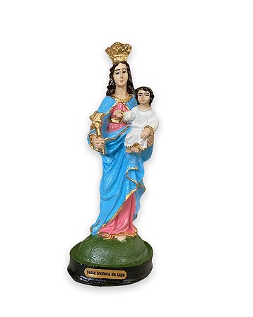 Imagem Nossa Senhora Da Guia Resina Nobre 15cm