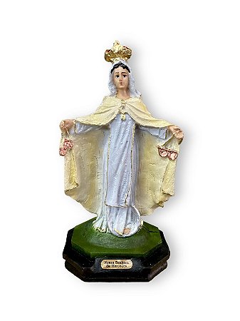 Imagem Nossa Senhora Das Mercedes Resina Nobre 15cm