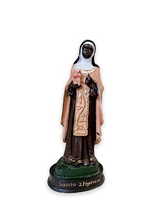 Imagem Santa Efigenia Resina Nobre 15cm
