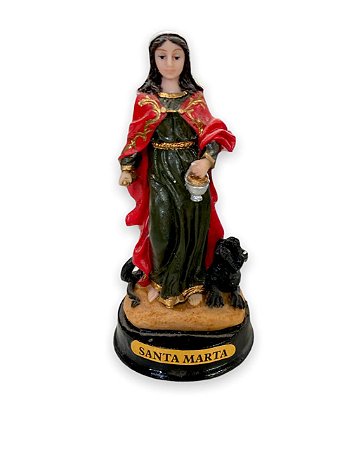Imagem Santa Marta Resina Nobre 12cm