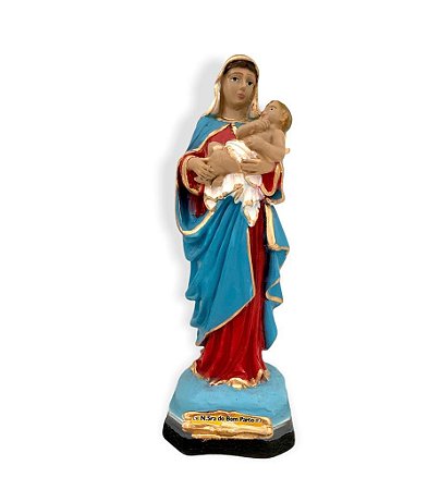 Imagem Nossa Senhora Do Bom Parto Gesso Premium 20cm
