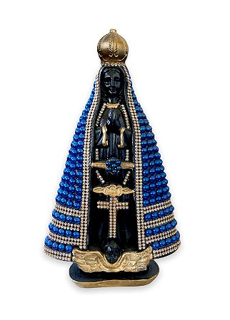 Imagem Nossa Senhora Aparecida Perola Azul 30cm