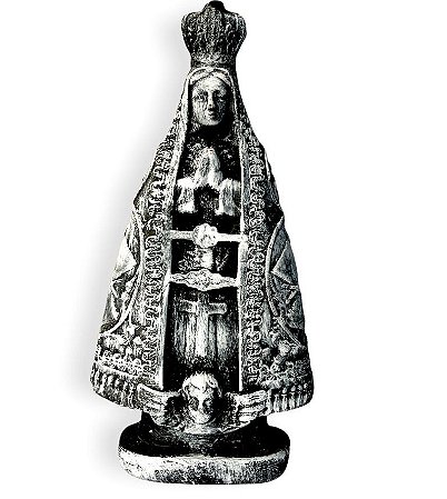 Imagem Nossa Senhora Aparecida Estilizada Gesso Premium 20cm