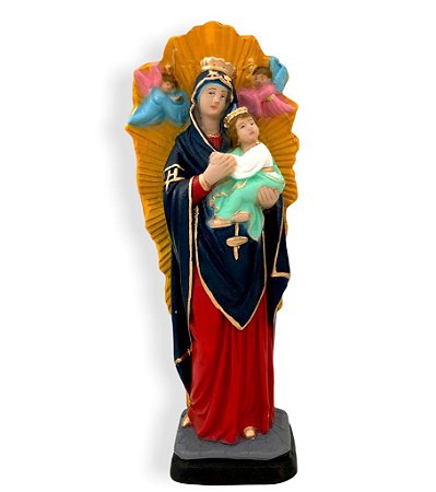 Imagem Nossa Senhora Do Perpetuo Socorro Gesso Premium 30cm