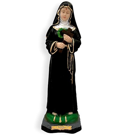 Imagem Santa Rita De Cassia Gesso Premium 30cm