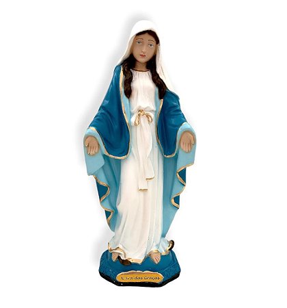 Imagem Nossa Senhora Das Graças Gesso Premium 30cm