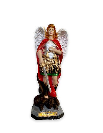 Imagem São Miguel Arcanjo Gesso Premium 20cm