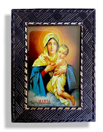 Quadro Mãe Rainha Decorativo Com Vidro 20x15