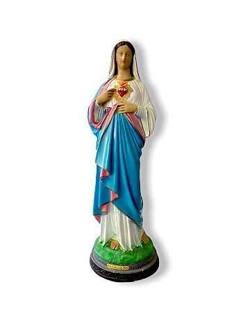 Imagem Sagrado Coração De Maria Gesso Premium 40cm
