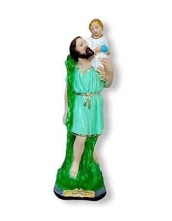 Imagem São Cristovão Gesso Premium 20cm