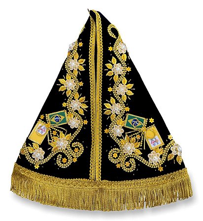 Manto Cordão Para Imagem De Nossa Senhora Aparecida 35cm