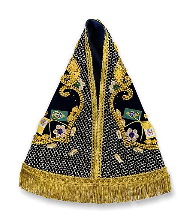 Manto Rede Para Imagem De Nossa Senhora Aparecida Luxo 35cm